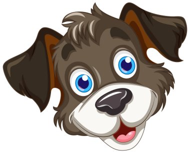 Şirin köpek çizgi film karakteri çizimi