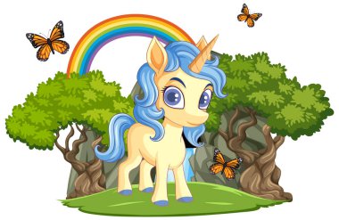 Ormandaki Şirin Tekboynuz.