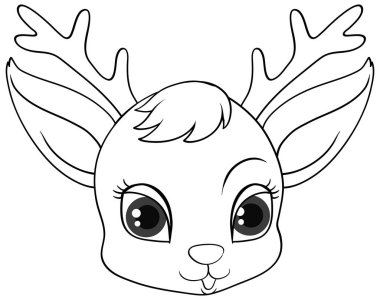 Sevimli Geyik Resimlerinin Renkli Sayfa Özeti