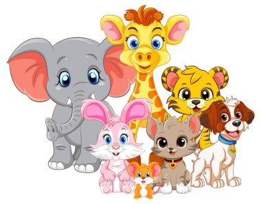 Şirin Vahşi Hayvanlar Grubu çizimi