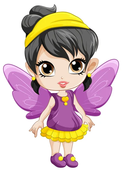 Cartoon Fairy Wings Illustration — Stock Vector