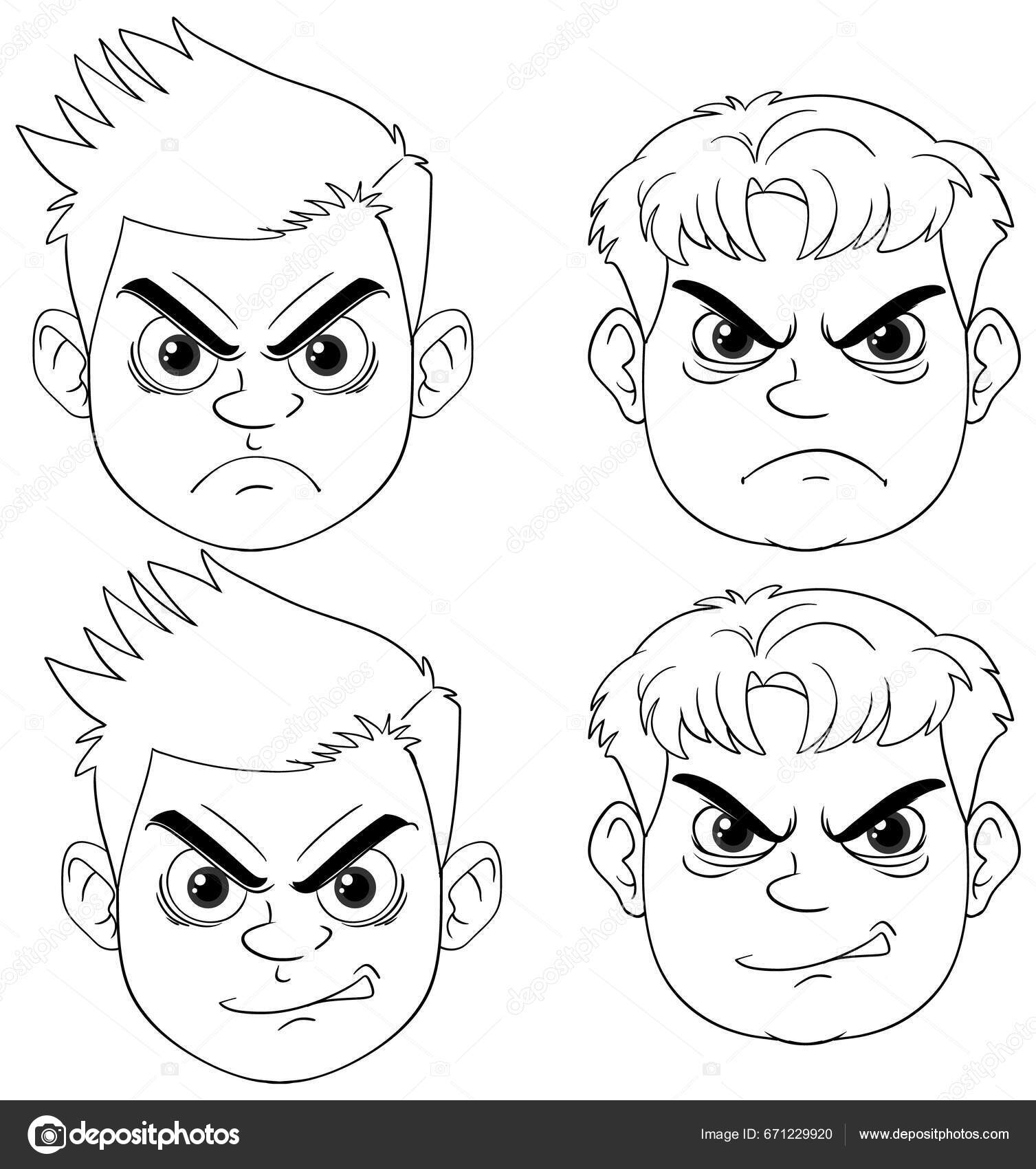2,854 Angry Face Drawing Stock Photos, High-Res Pictures, and Images -  Getty Images