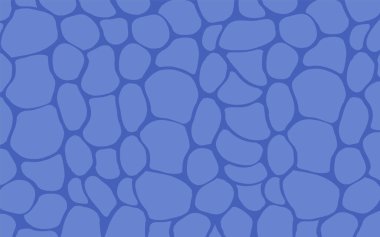 Mavi soyut arkaplan ile minimalist bir vektör çizimi