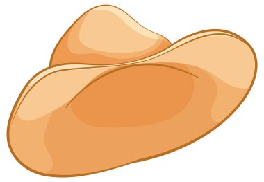 Geleneksel kovboy şapkasının vektör grafiği
