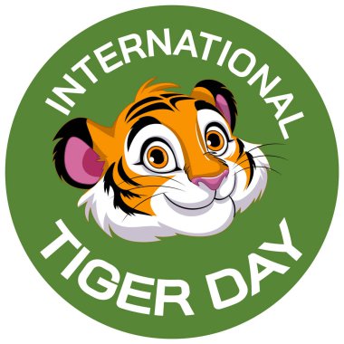 Vahşi yaşamı koruma farkındalığı için vektör illüstrasyonu