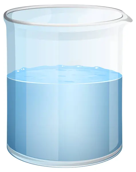 ガラス一杯の水のベクトルイラスト ロイヤリティフリーのストックイラスト