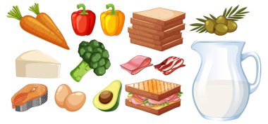 Dengeli yemekler için çeşitli besleyici gıdalar