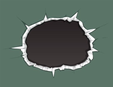 Sivri bir konuşma balonunun vektör çizimi