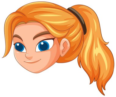 Sarı saçlı bir kadının resmi.