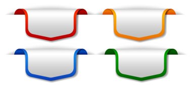 Gölge efektli dört canlı kurdele.