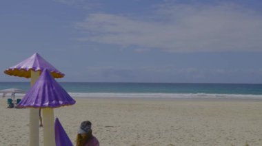 Currumbin Sahili, Altın Sahili 'nde renkli heykel