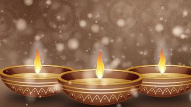 Geleneksel gaz lambalarının animasyon dizisi parlıyor.