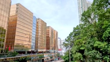 Hong Kong 'da binalar ve yeşillikler