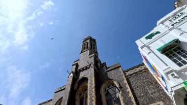 Tarihi bir yapının ayrıntılı bir görüntüsü