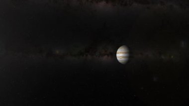 Jüpiter 'in yıldızlı arka planda döndüğü zaman dilimi