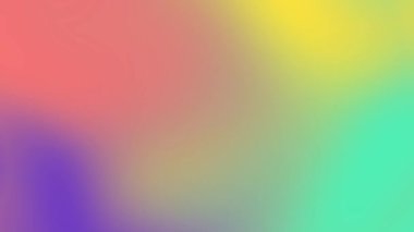 Kusursuz bir animasyonda akıcı, değişken renkler