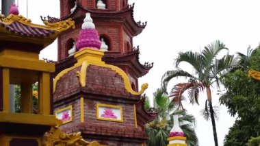 Tran Quoc Pagoda yapısının ayrıntılı görünümü