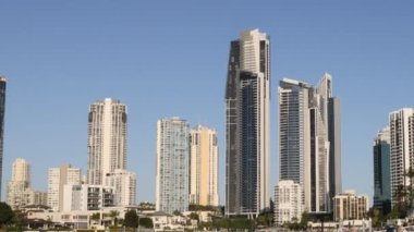 Bir şehrin zaman atlaması Bir gün boyunca ufuk çizgisi