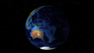 Güney Afrika 'ya uzaydan yaklaşım