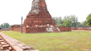 Antik bir pagoda 'nın huzurlu manzarası