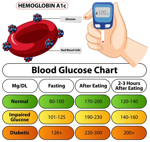 Kan şekeri seviyeleri ve hemoglobin A1c.