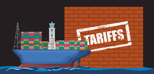 Иллюстрация тарифной стены судна