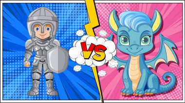 Savaşta bir şövalye sevimli bir ejderhayla karşılaşır.