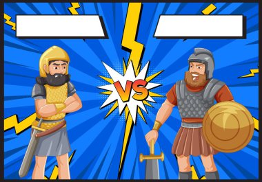 İki savaşçı destansı bir kapışmaya hazır.