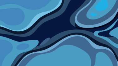 Doğal çeşitliliği temsil eden renkli soyut şekiller