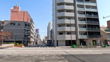 Sakin bir kentsel kavşağın zaman aşımı.