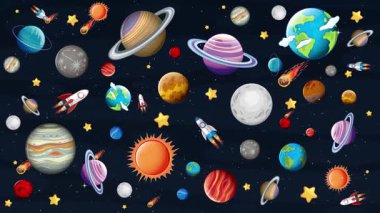 Biçimlendirilmiş bir güneş sisteminde canlı bir yolculuk