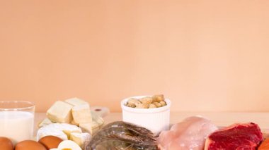 Masada gösterilen protein zengini gıdaların çeşitliliği