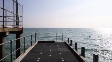 Dromana iskelesinden okyanus manzaralı, Melbourne, Avustralya