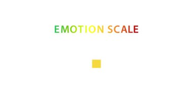 Canlı renkler ve beyaz arkaplanda pürüzsüz hareketler kullanarak mutluluktan kötülüğe geçişi canlandırmak