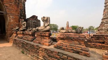 Ayutthaya, Tayland 'da başsız Buda heykelleri