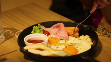 Lezzetli bir kahvaltı.