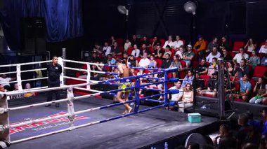 Yoğun Muay Thai karşılaşması