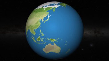 Animasyon, Dünya 'nın Pyongyang' a odaklanan dönüşünü gösteriyor