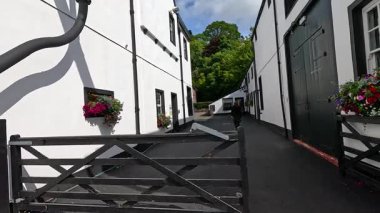 Glasgow 'daki Glengoyne Damıtımevinde bir yürüyüş.