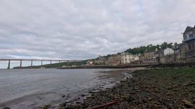 İskoçya 'daki Dördüncü Köprü Manzarası