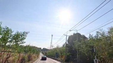 Chonburi, Tayland 'da huzurlu bir yolculuk.