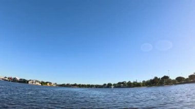 Gold Coast rıhtım binalarının panoramik manzarası