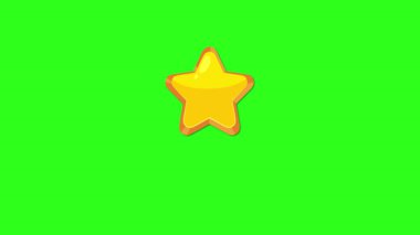 A yellow star moves across a vibrant green background, creating a playful and energetic visual experience