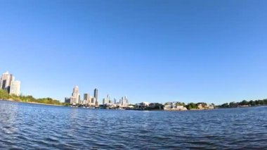 Altın Sahil ufuk çizgisinin panoramik görüntüsü