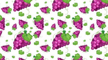 Üzümler farklı renklerde arkaplanlarda geçiş yapıyor