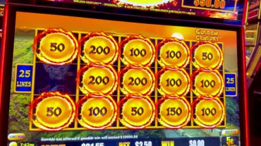 Serbest dönüşleri gösteren kumar makinesi sonuçları