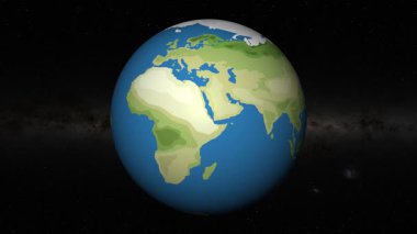 İstanbul 'a yaklaşan Dünya Canlandırması