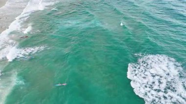 Cankurtaranlar okyanus sularında kurtarma teknikleri uyguluyorlar.