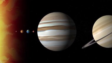 Gezegenler kozmik uyum içinde güneşin yörüngesinde dönüyorlar.