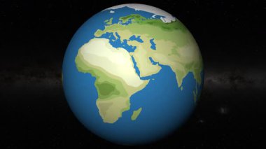 Dünya 'nın Londra' ya yakınlaşmasının animasyonu